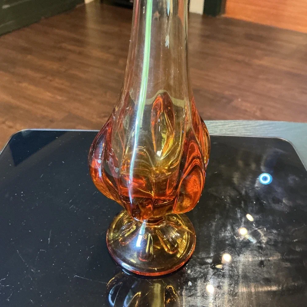 Vintage MCM Viking Glass Six Petal Swung 12